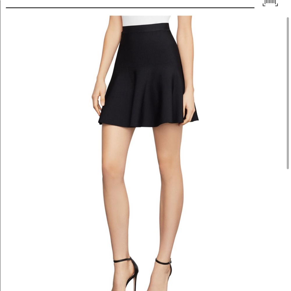 BCBG bandage fluted skirt
